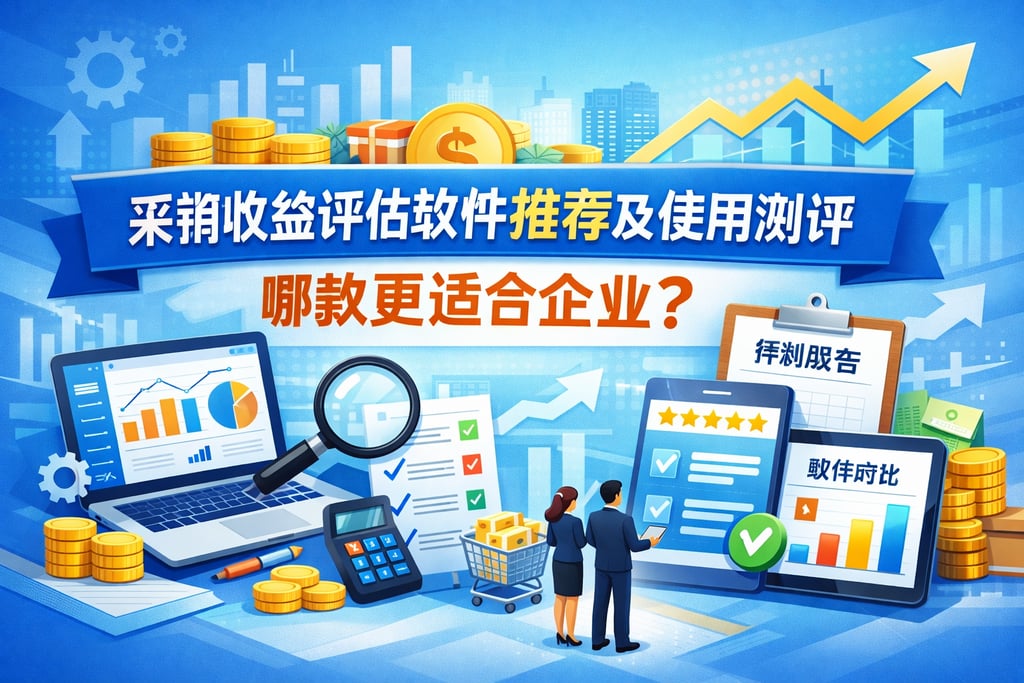 采销收益评估软件推荐及使用测评，哪款更适合企业？
