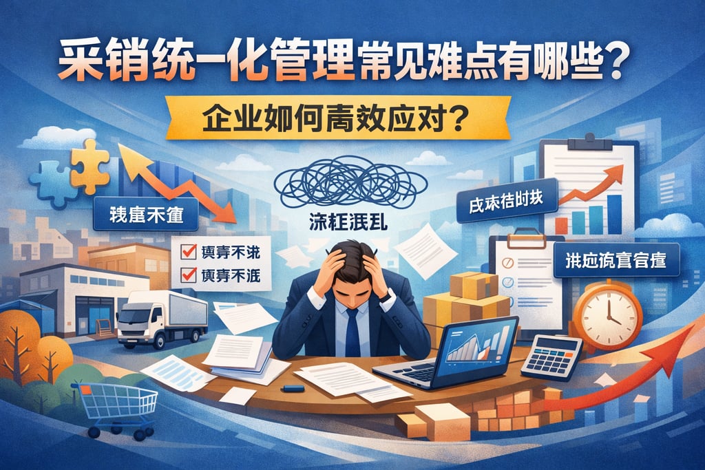 采销统一化管理常见难点有哪些？企业如何高效应对