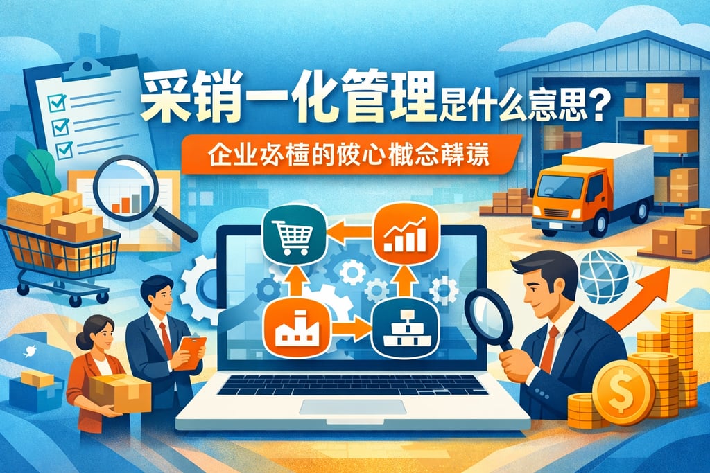采销统一化管理是什么意思？企业必懂的核心概念解读