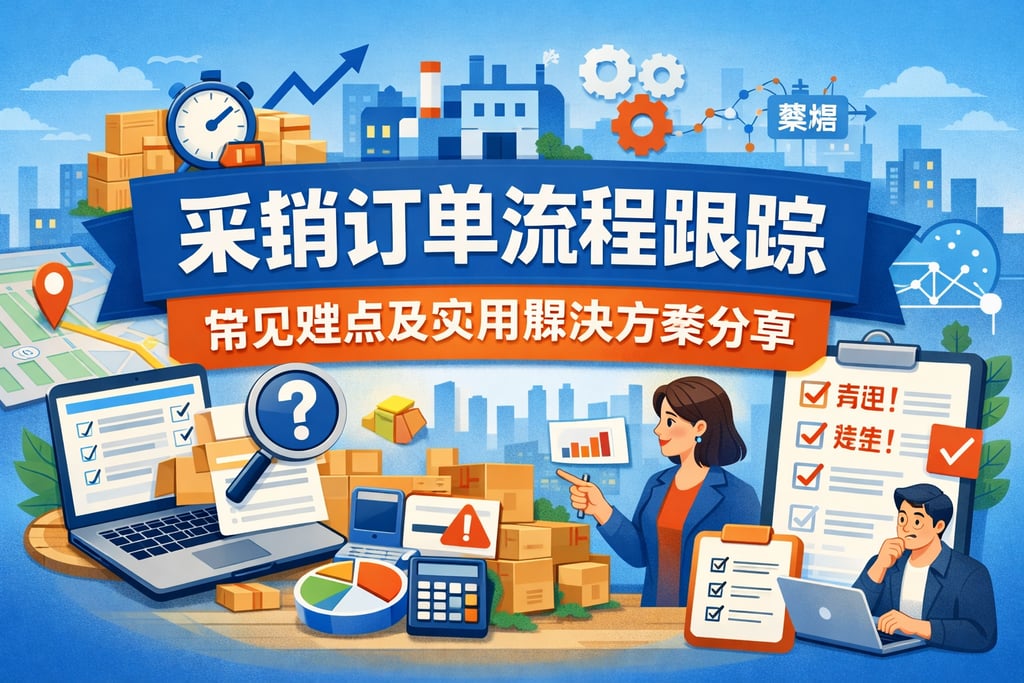 采销订单流程跟踪常见难点及实用解决方案分享