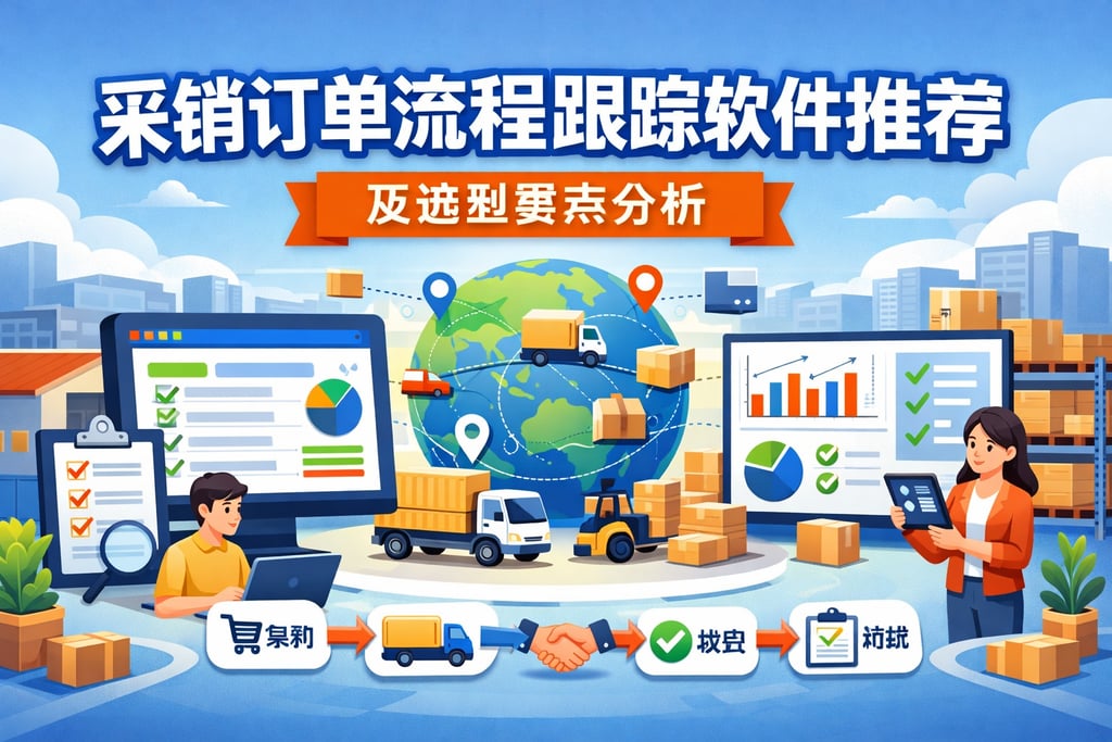 采销订单流程跟踪软件推荐及选型要点分析