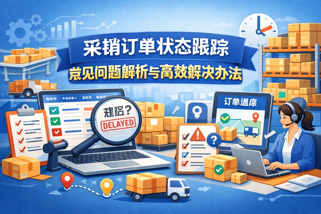 采销订单状态跟踪常见问题解析与高效解决办法