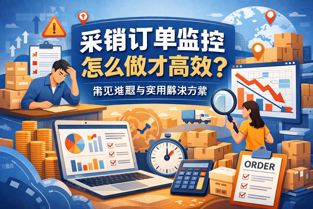 采销订单监控怎么做才高效？常见难题与实用解决方案