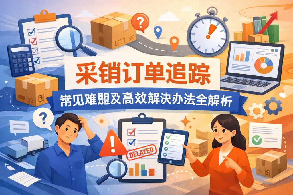 采销订单追踪常见难题及高效解决办法全解析
