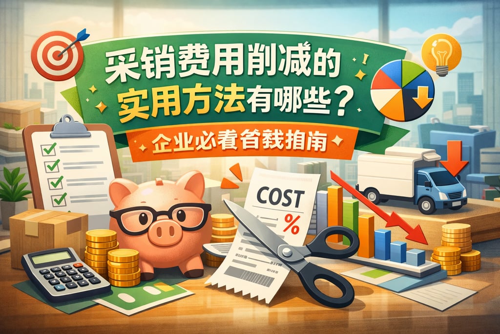 采销费用削减的实用方法有哪些？企业必看省钱指南