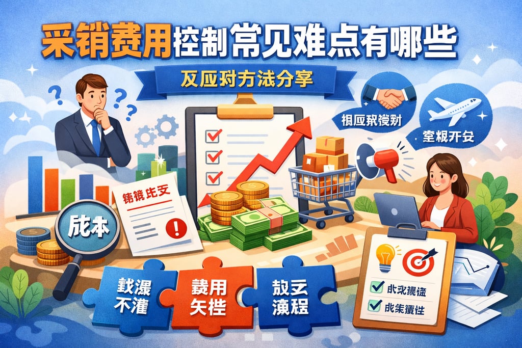 采销费用控制常见难点有哪些及应对方法分享