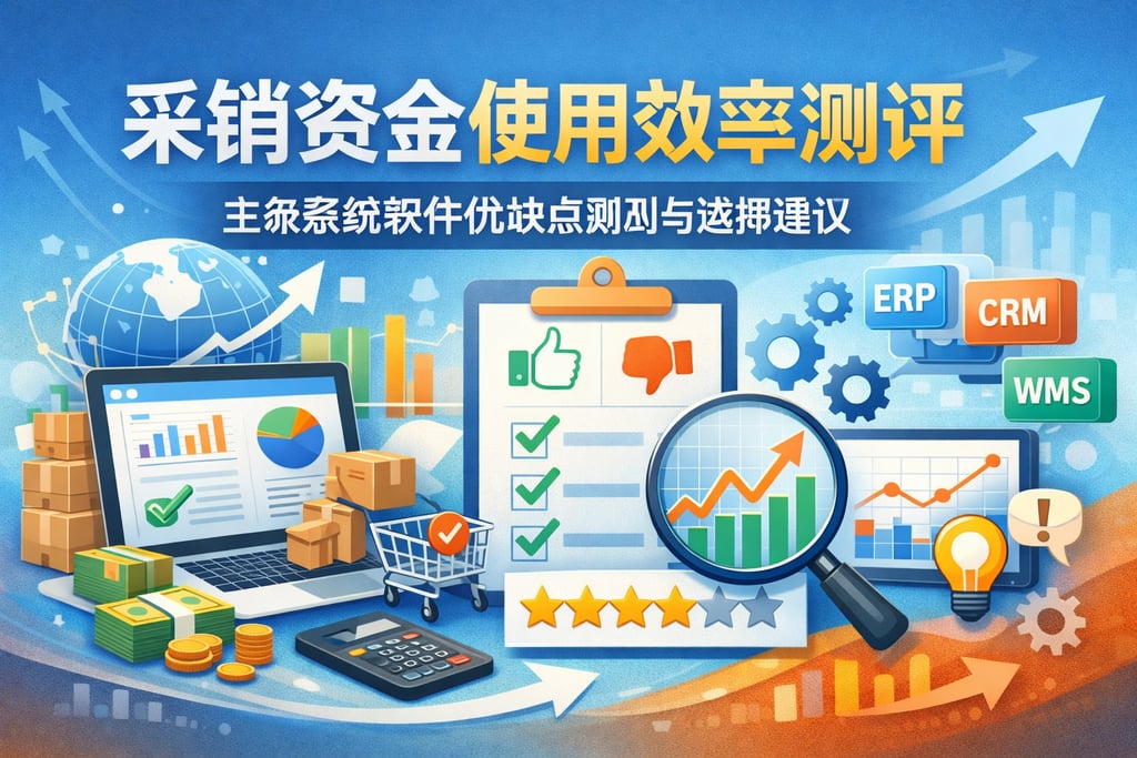 采销资金使用效率测评：主流系统软件优缺点评测与选择建议