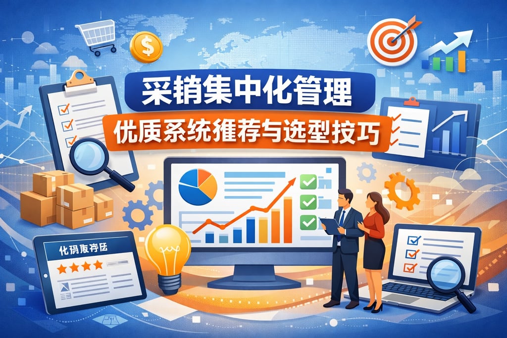 采销集中化管理优质系统软件推荐与选型技巧