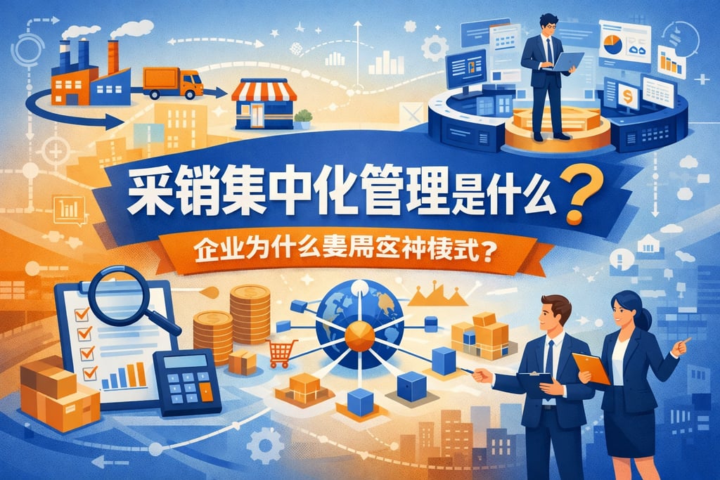 采销集中化管理是什么？企业为什么要用这种模式