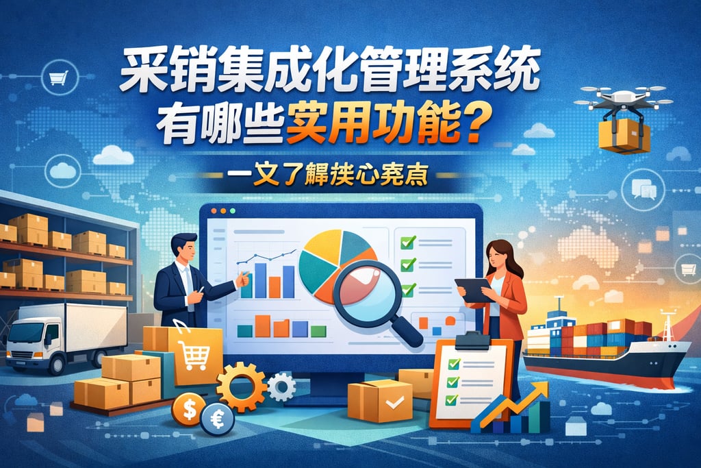 采销集成化管理系统有哪些实用功能？一文了解核心亮点