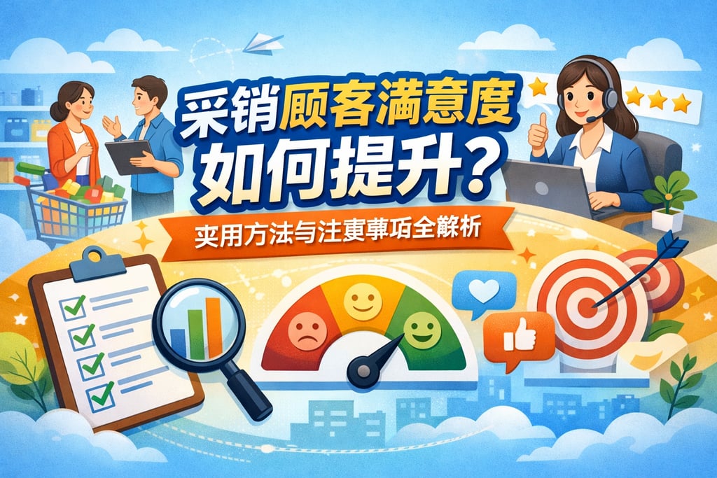 采销顾客满意度如何提升？实用方法与注意事项全解析