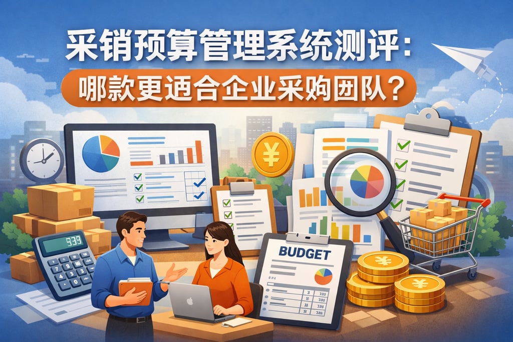 采销预算管理系统测评：哪款更适合企业采购团队