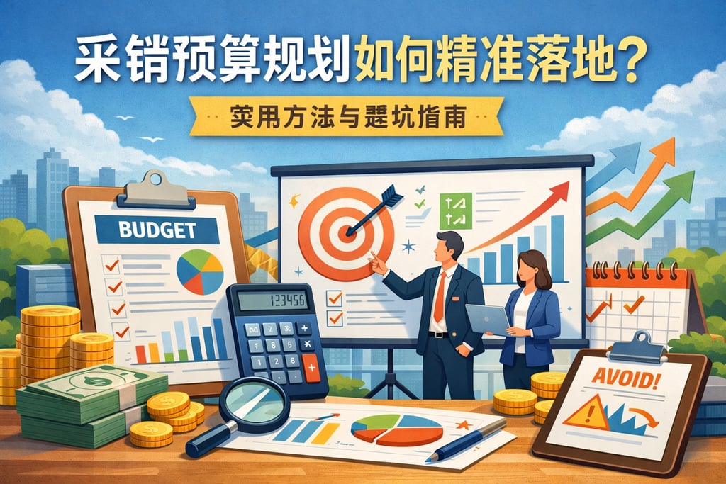 采销预算规划如何精准落地？实用方法与避坑指南