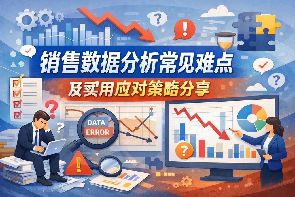 销售数据分析常见难点及实用应对策略分享