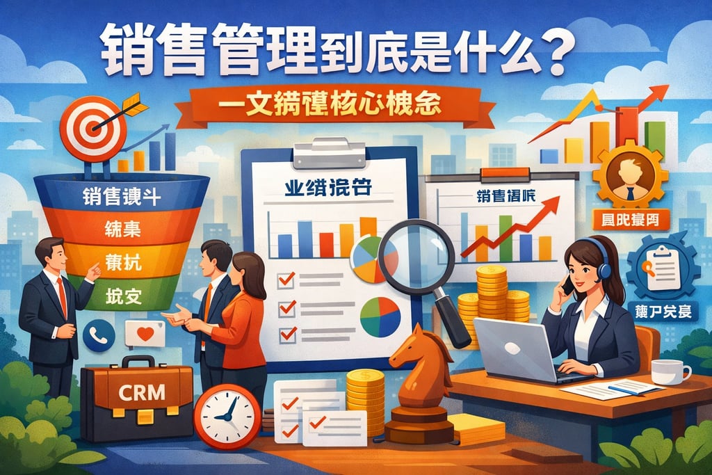 销售管理到底是什么？一文搞懂核心概念