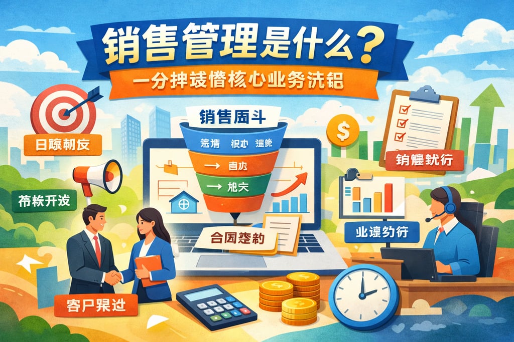 销售管理是什么？一分钟读懂核心业务流程
