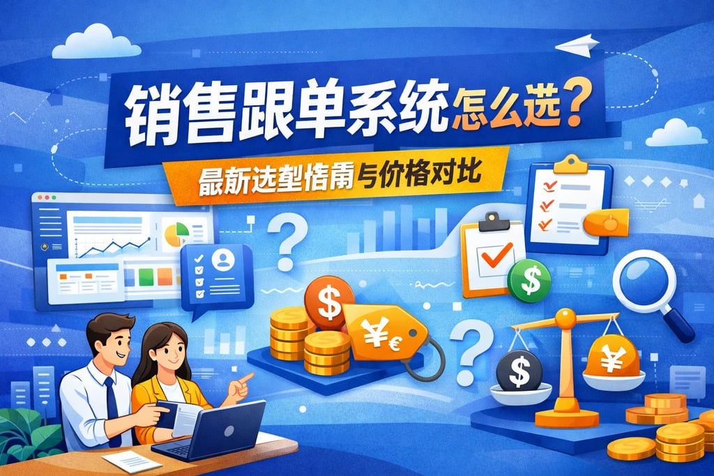 销售跟单系统怎么选？最新选型指南与价格对比
