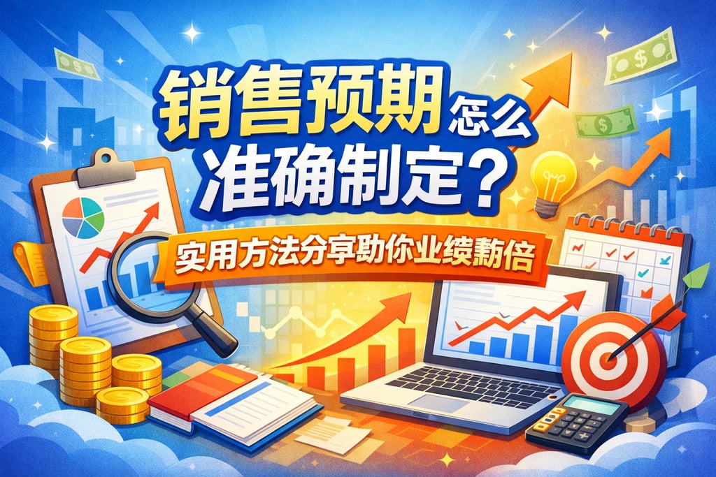 销售预期怎么准确制定？实用方法分享助你业绩翻倍