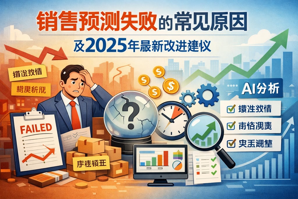 销售预测失败常见原因及2025年最新改进建议