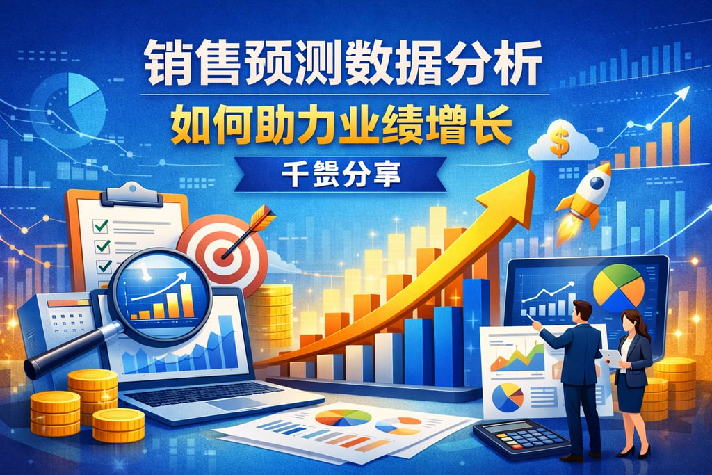 销售预测数据分析如何助力业绩增长，干货分享