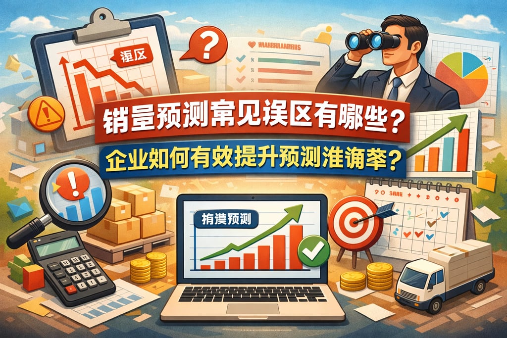 销量预测常见误区有哪些，企业如何有效提升预测准确率？