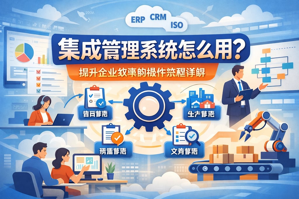 集成管理系统怎么用？提升企业效率的操作流程详解