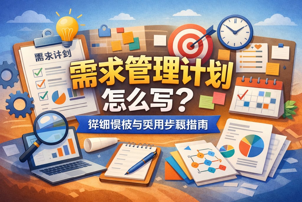 需求管理计划怎么写？详细模板与实用步骤指南