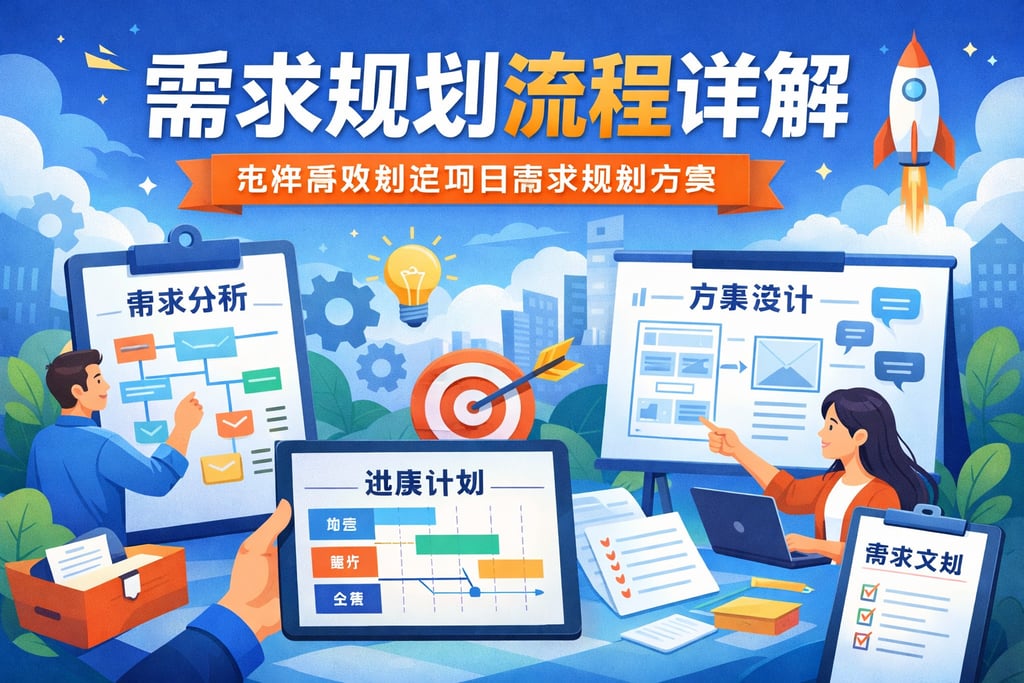 需求规划流程详解：怎样高效制定项目需求规划方案