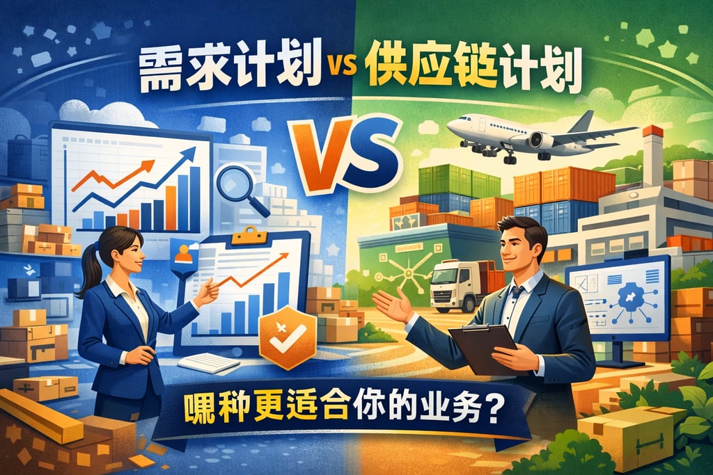 需求计划与供应链计划对比，选择哪种更适合你的业务