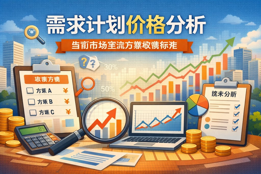 需求计划价格分析：当前市场主流方案收费标准