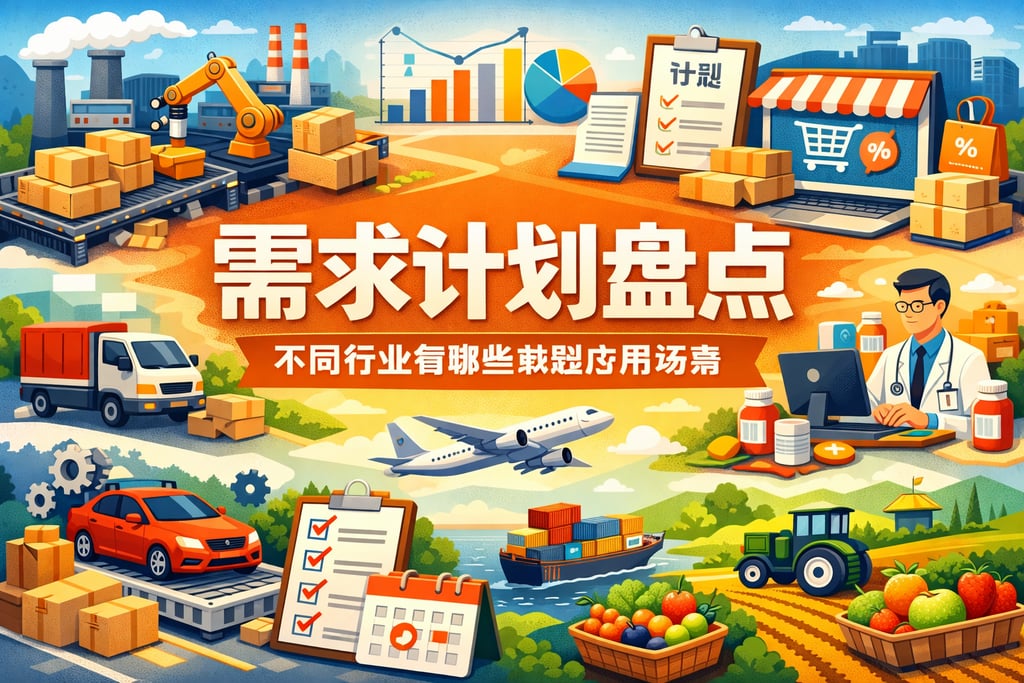 需求计划盘点：不同行业有哪些典型应用场景