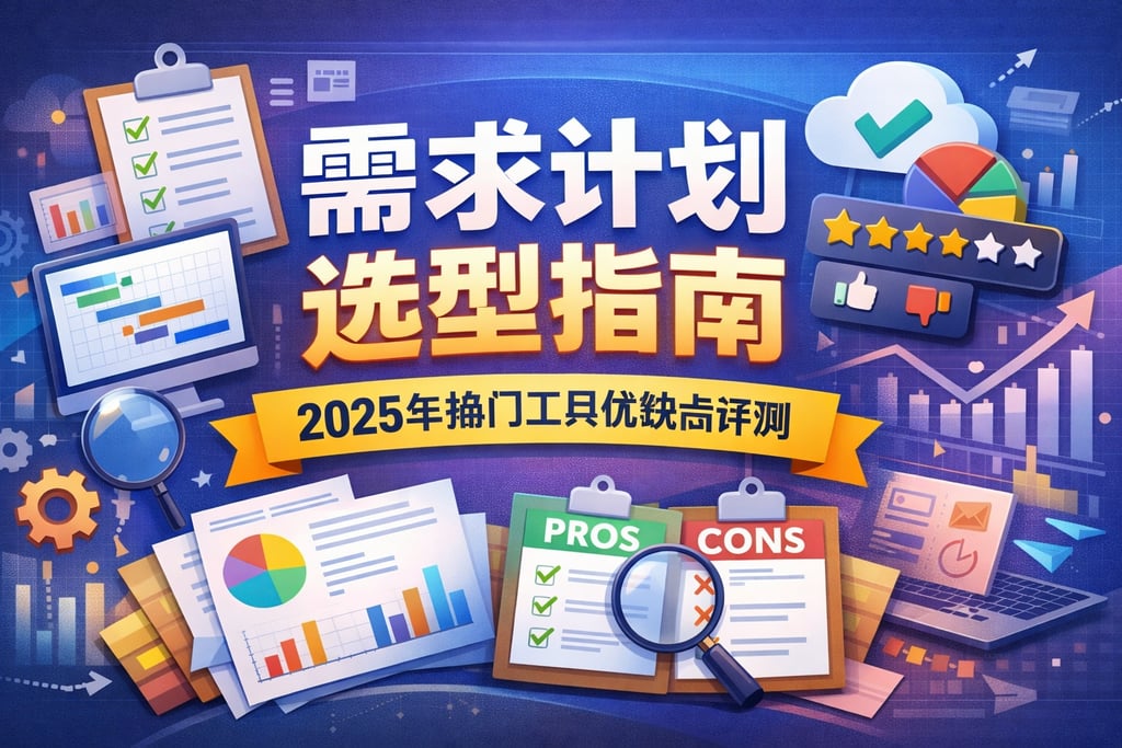 需求计划选型指南，2025年热门工具优缺点评测