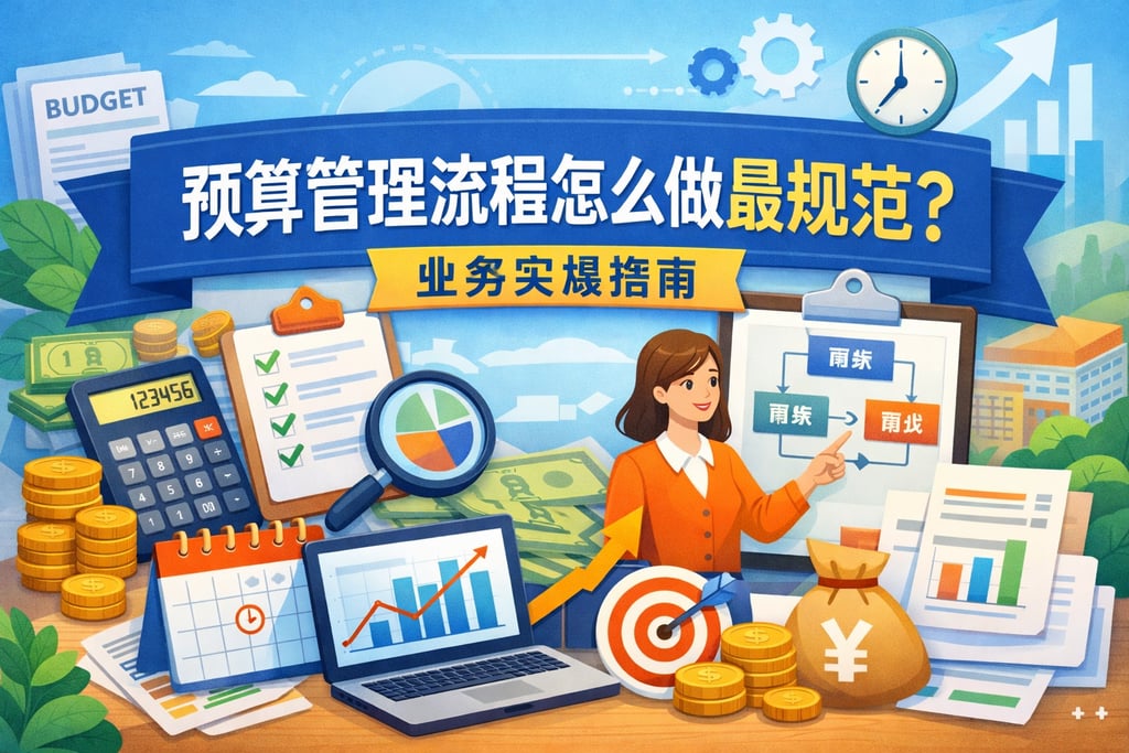 预算管理流程怎么做最规范？业务实操指南