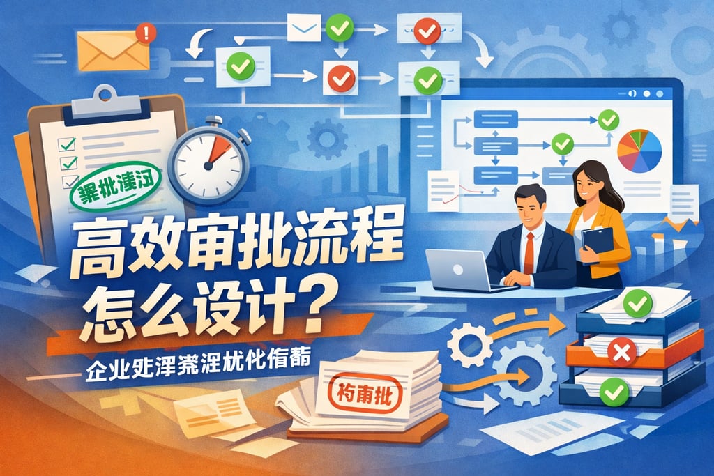 高效审批流程怎么设计？企业处理流程优化指南