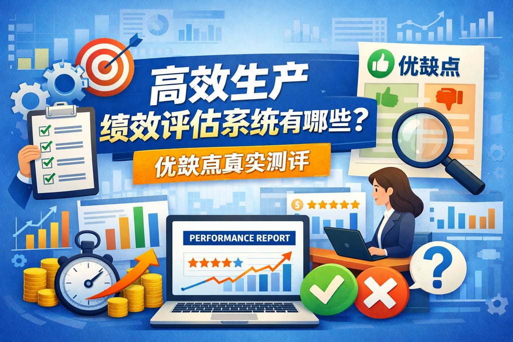 高效生产绩效评估系统有哪些？优缺点真实测评