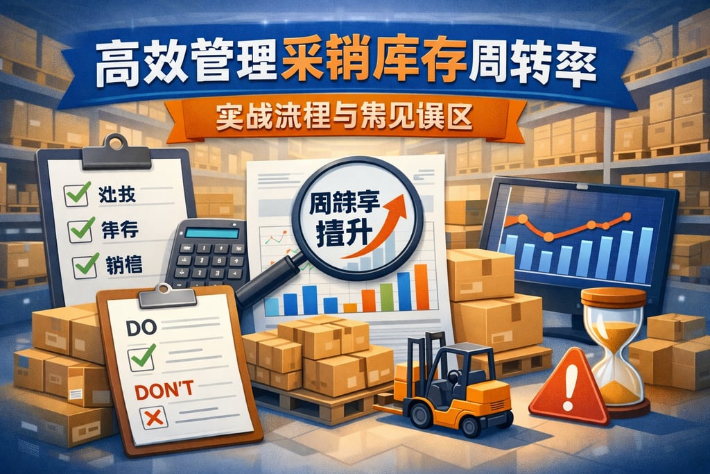 高效管理采销库存周转率的实战流程与常见误区