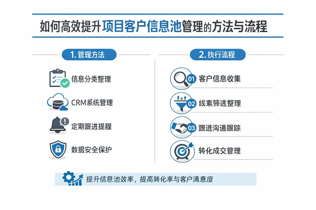 如何高效提升项目客户信息池管理的方法与流程