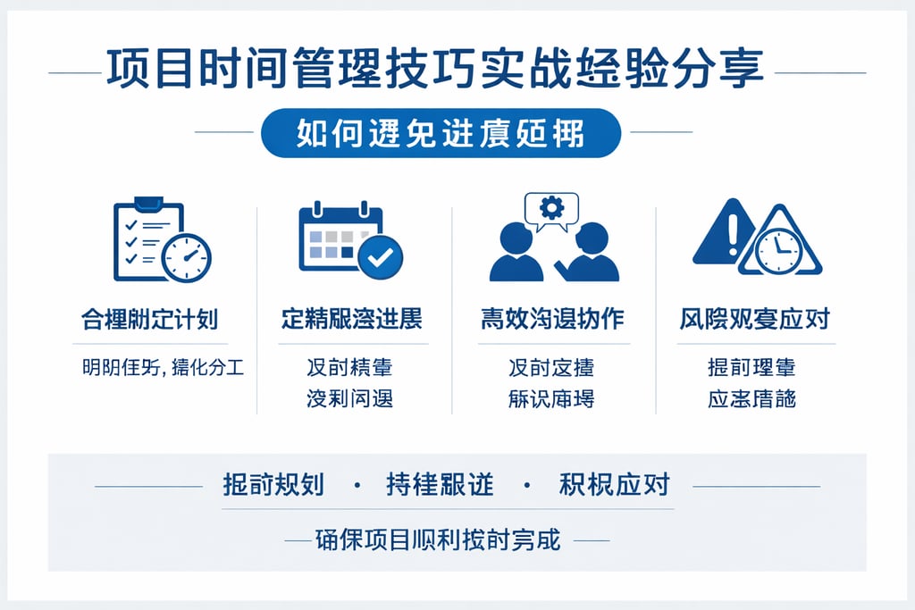 项目时间管理技巧实战经验分享，如何避免进度延期