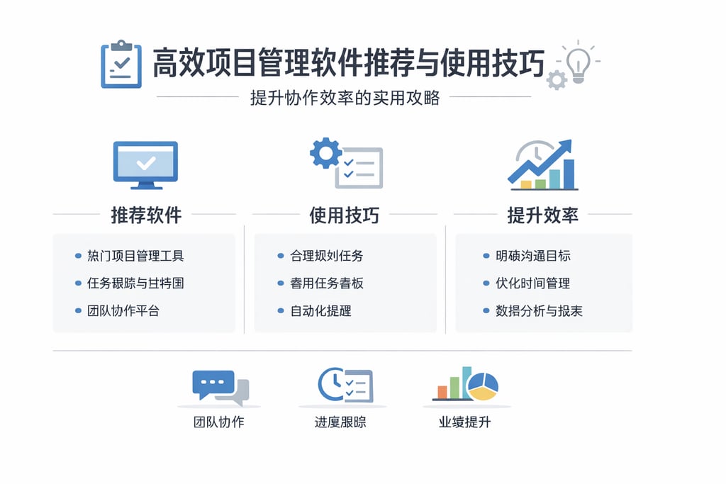 高效项目管理软件推荐与使用技巧，提升协作效率的实用攻略