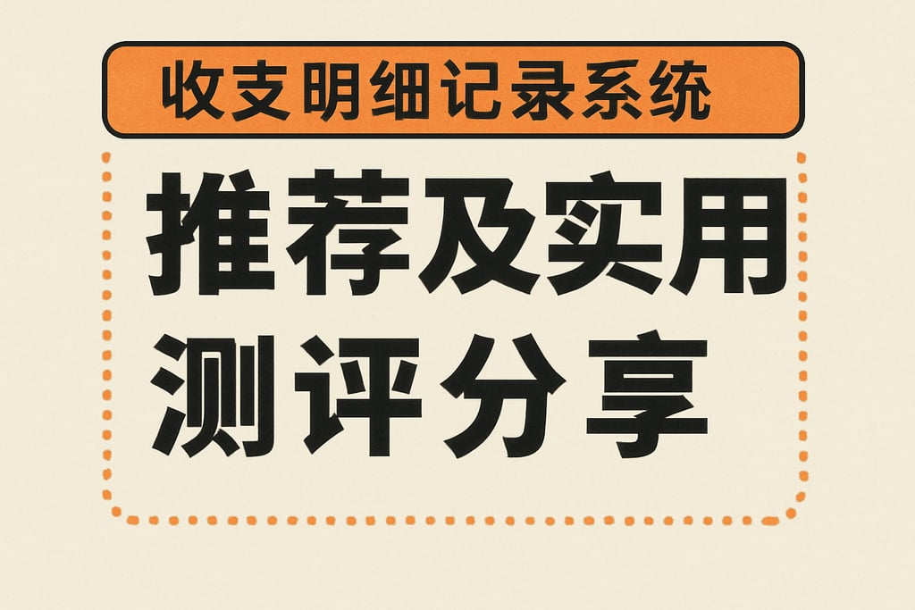 收支明细记录系统推荐及实用测评分享