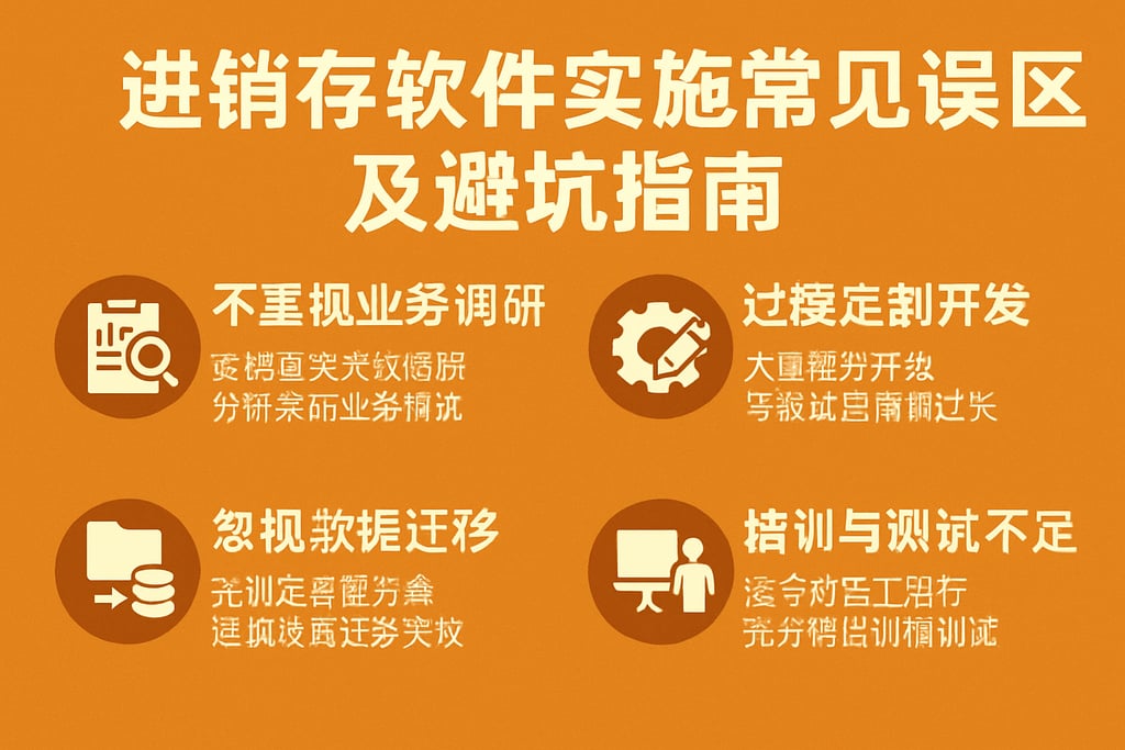 进销存软件实施常见误区及避坑指南