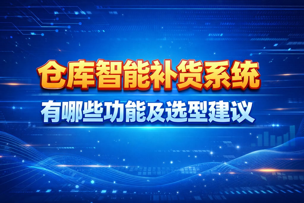 仓库智能补货系统有哪些功能及选型建议