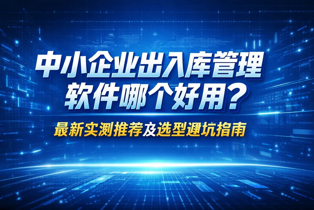 中小企业出入库管理软件哪个好用？最新实测推荐及选型避坑指南