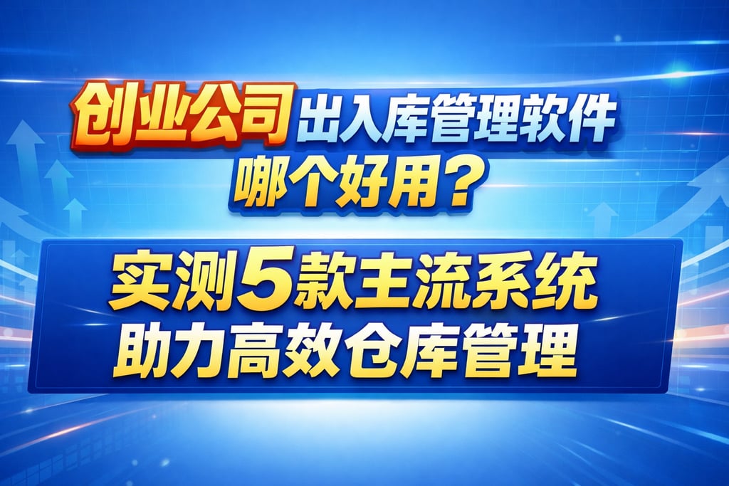 创业公司出入库管理软件哪个好用？实测5款主流系统助力高效仓库管理