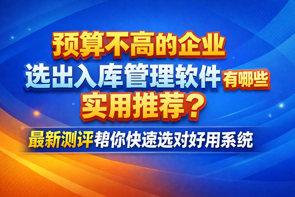 预算不高的企业选出入库管理软件有哪些实用推荐？最新测评帮你快速选对好用系统