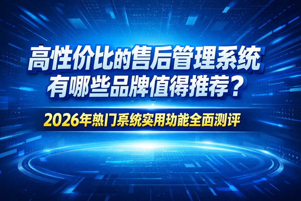 高性价比的售后管理系统有哪些品牌值得推荐？2026年热门系统实用功能全面测评