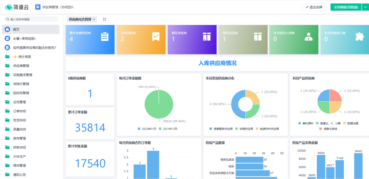 供应商管理系统,SRM系统
