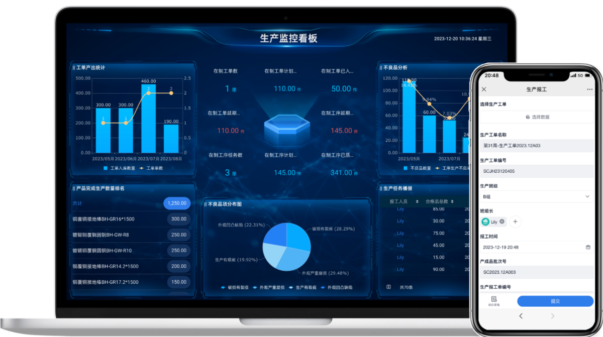 生产车间,工单管理