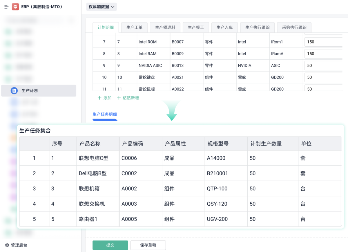 生产计划,排产计划