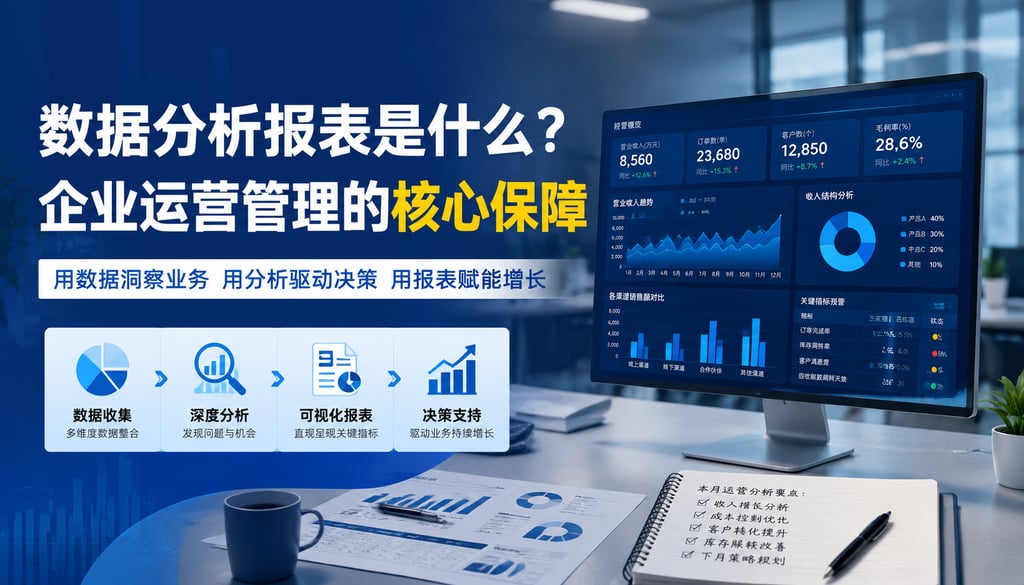 数据分析报表是什么？企业运营管理的核心保障